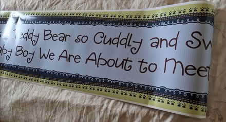 Photo of free Baby shower sign (boy) (Elmwood) #2