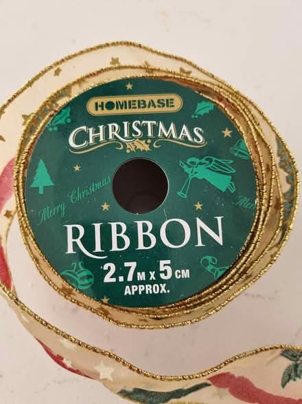 Photo of free Christmas wired ribbon (Loughborough) #2