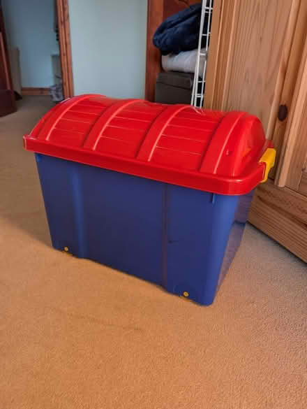 Photo of free Plastic toy chest (Rainford, St Helens WA11) #1