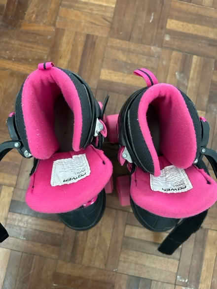 Photo of free Girls pink and black skates (Boughton Monchelsea ME17) #2