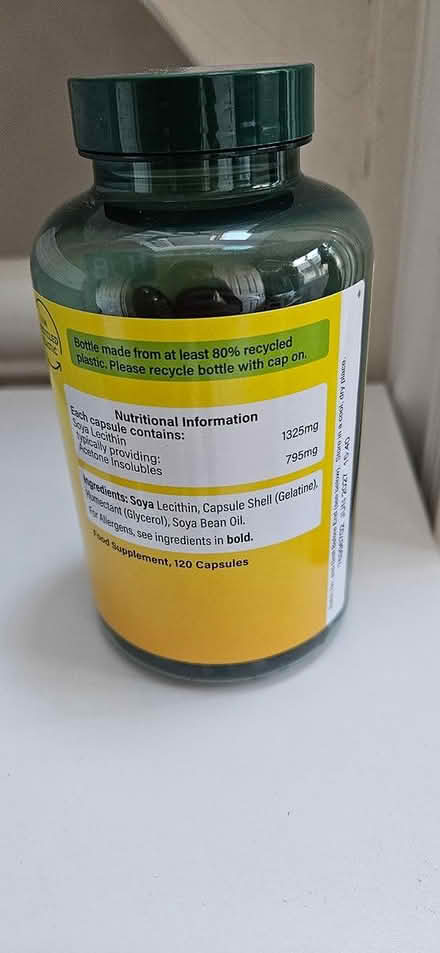 Photo of free Soya Lecithin capsules 1325mg (Pinner HA5) #2