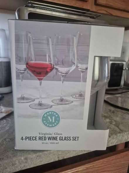 Photo of free 4 wine glasses (Abington) #1