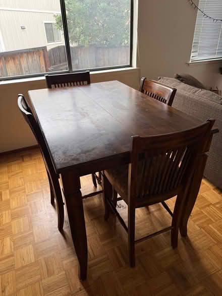 Photo of free Tables, chairs, couch, TV & dresser (Santa Cruz) #1
