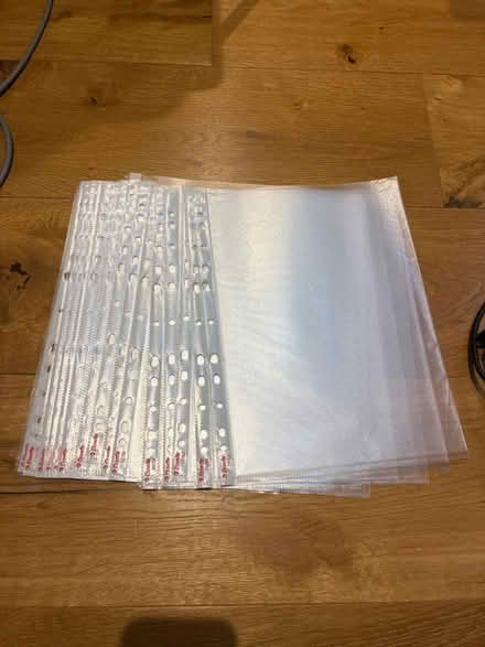 Photo of free Plastic Binder Sleeves (CR2) #1