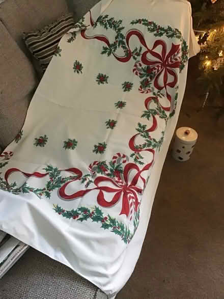Photo of free Large Christmas table cloth (Alderley Edge SK9) #2