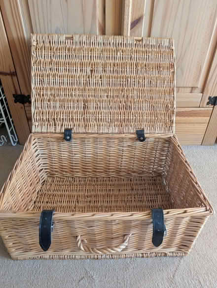 Photo of free Large wicker hamper (Rainford, St Helens WA11) #2
