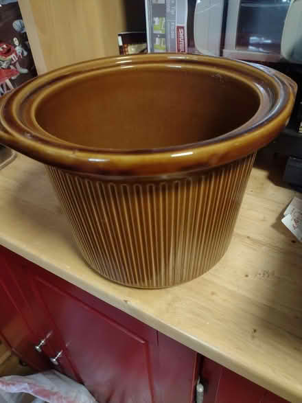 Photo of free Old crockpot crock (East Arlington) #1