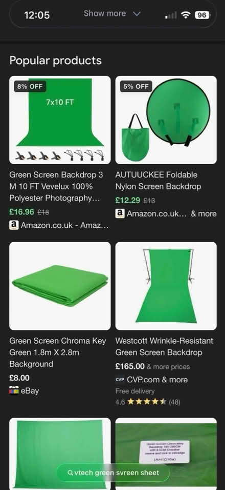 Photo of Green screen (edgbaston B16) #1