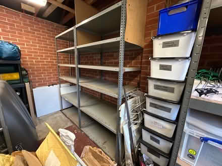 Photo of free Metal garage shelves (Northcourt OX14) #1