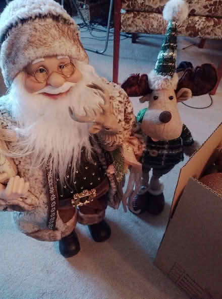 Photo of free Box of Christmas decorations (Barnham) #3