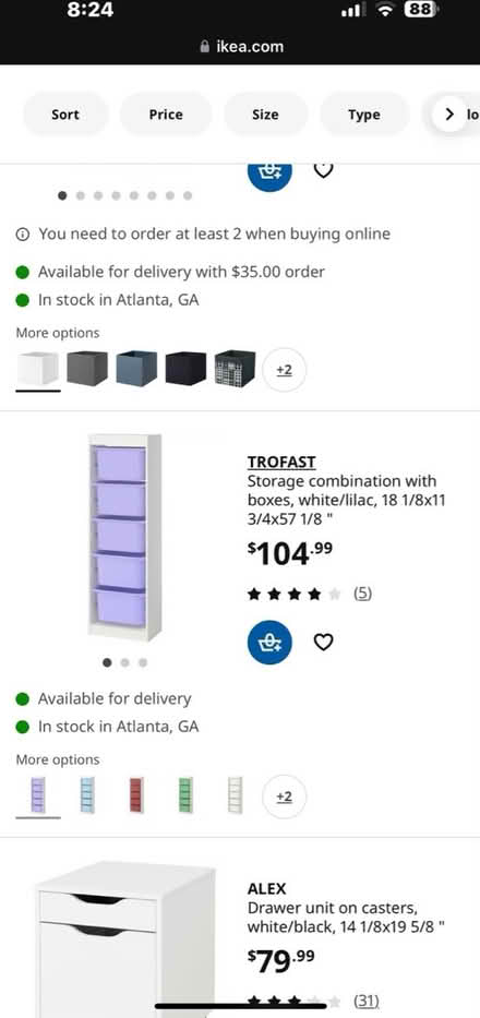 Photo of this IKEA storage (Midtown Near Collier Rd) #1