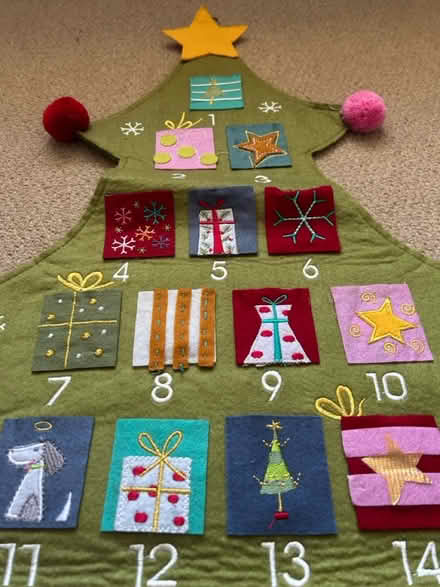 Photo of free Felt advent calendar (Holbrook, Belper, DE56) #2