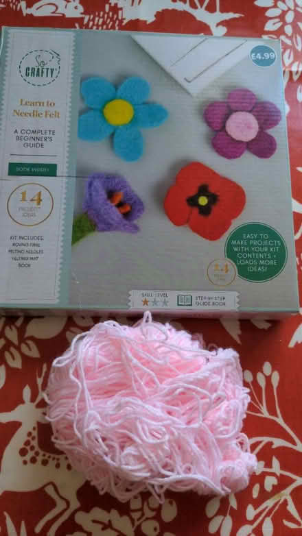 Photo of free Flower Felting Kit & Wool (BN8) #1