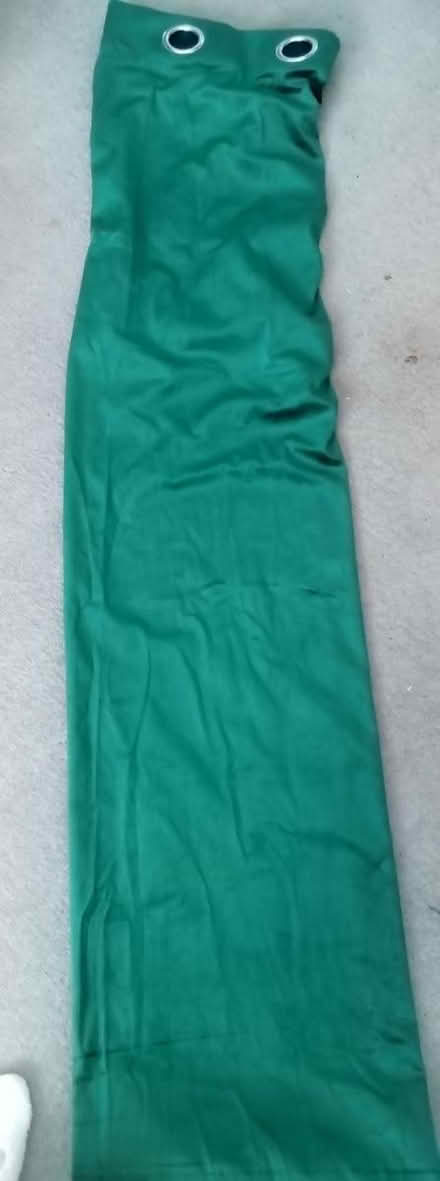 Photo of free Green velvet curtains (Folkestone Kent) #1