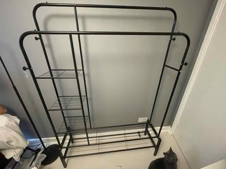 Photo of free Clothing rail with shelves (Hackney, E8) #2