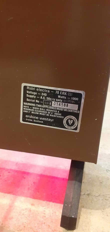 Photo of free Portable electric heater (GL6 (Chalford)) #2