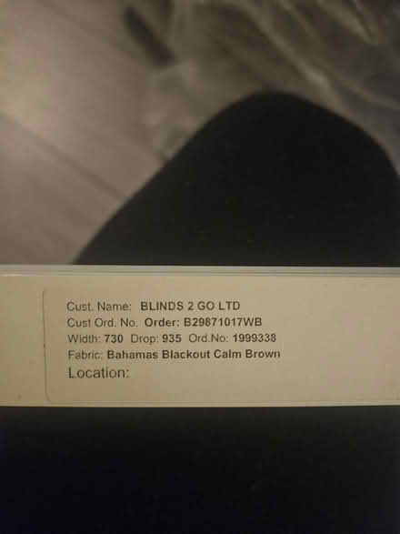 Photo of free Blind Rail (Brand New) (CR5) #2