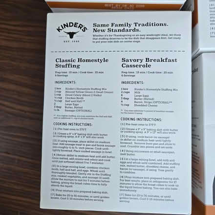 Photo of free Stuffing/Dressing (Chiquita Av MtnVw) #3