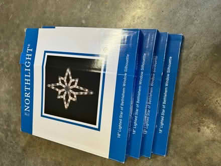 Photo of free Christmas stars window silhouette (NE Vienna) #1