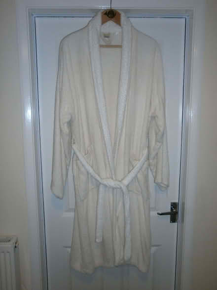 Photo of free Cream Towelling Bath Robe size M (Bryn WN4) #1
