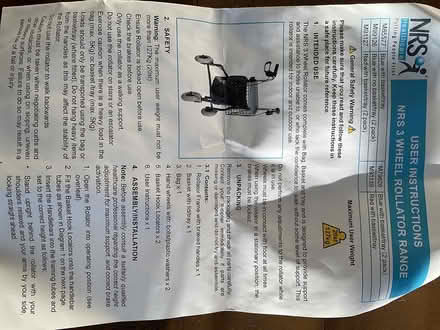 Photo of free NRS 3 wheel walker/ rollator (St. Albans AL1) #4