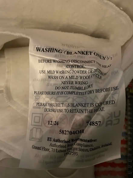 Photo of free Silent night Electric Blanket (Radbrook Green SY3) #2