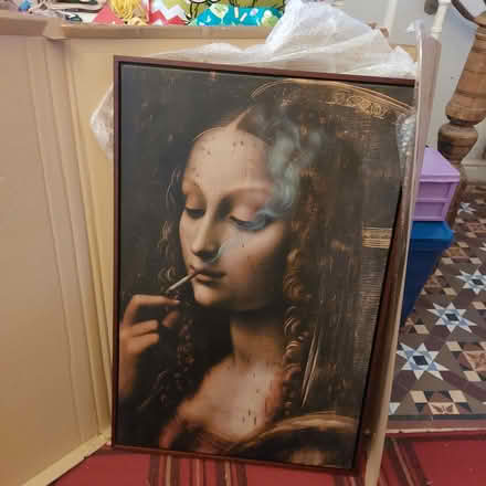 Photo of free Mona Lisa type framed canvas BNIB (Roath CF24) #1