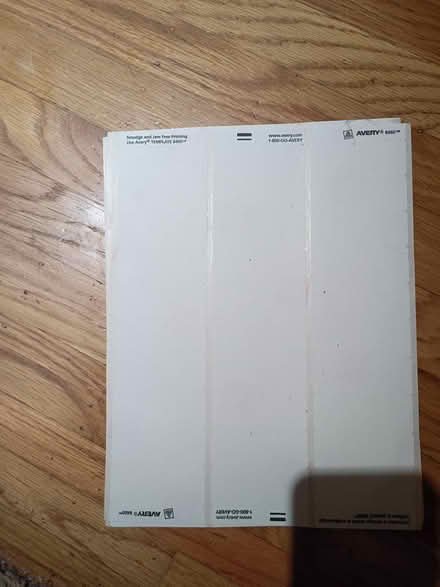 Photo of free Labels (Avery 8460) (Birdland) #1