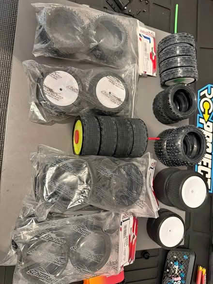 Photo of 1/10 4wd rc buggy tyres (Ludlow SY8) #1