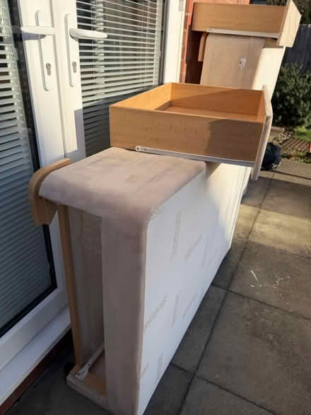 Photo of free Beige divan double bed base (DE21 7SD) #3