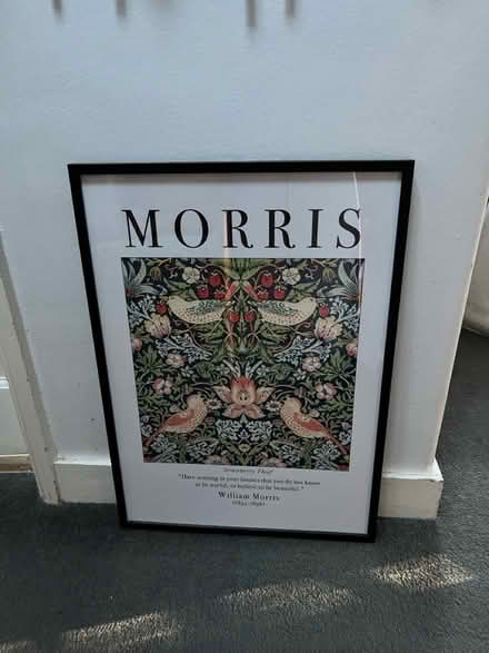 Photo of free Framed William Morris poster (Cookham Dean, SL6) #1