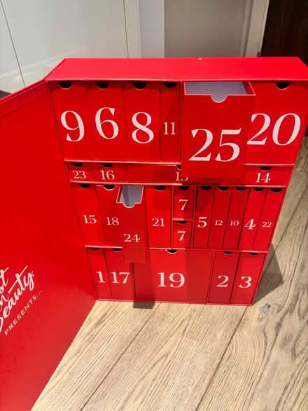 Photo of free Empty big red advent calendar (N7 - Barnsbury) #2