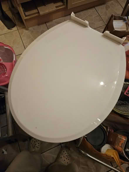 Photo of free White toilet seat (Radcliffe M26) #1
