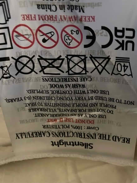 Photo of free Silent night Electric Blanket (Radbrook Green SY3) #3