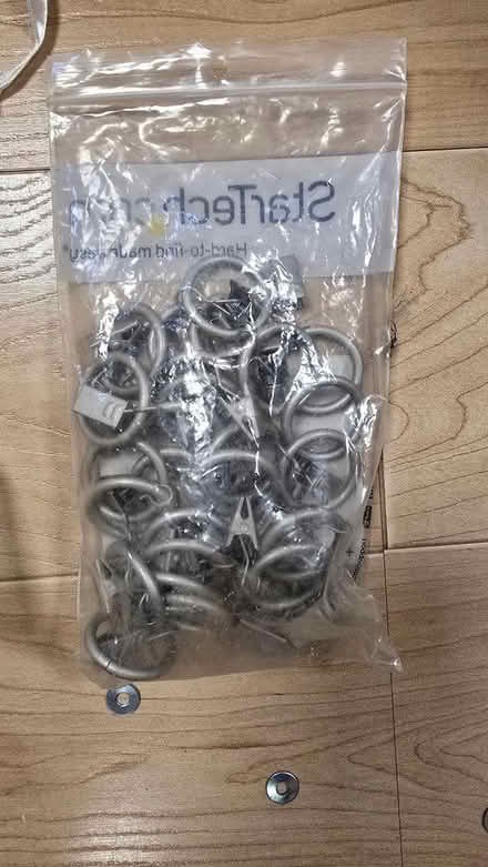 Photo of free Nickel curtain rings (Forest Glen) #1