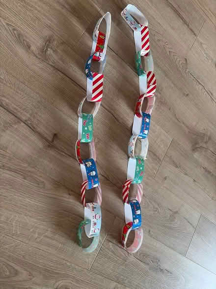Photo of free Christmas paper chain decoration (SG4 hitchin) #1