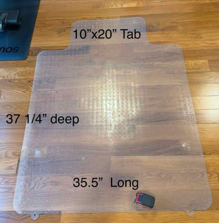 Photo of free Chair mat 36”x48” (Waban) #1