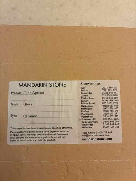 Photo of free Mandarin stone tiles (Penylan CF23) #4