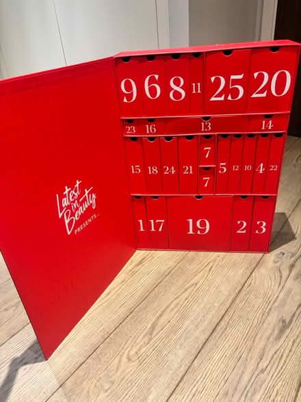 Photo of free Empty big red advent calendar (N7 - Barnsbury) #3