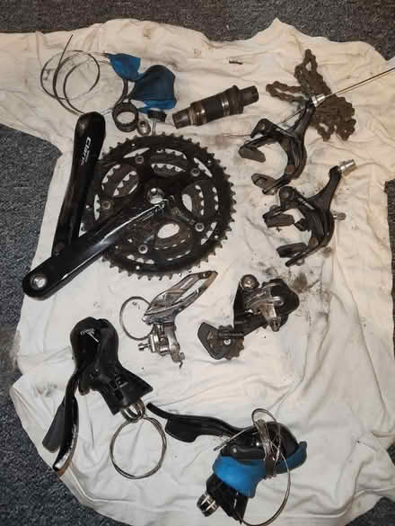Photo of free Old bicycle groupset (North Ilford, IG1) #1
