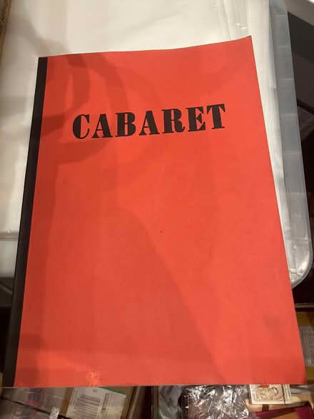Photo of free Cabaret script (Llandaff CF5) #1
