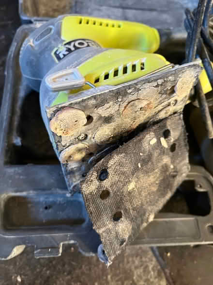 Photo of free Ryobi corded sander for spares/repair (Shoscombe) #3