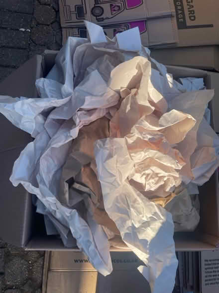 Photo of free Moving boxes and paper (AL1) #2