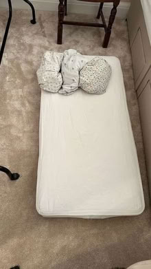 Photo of free Cot mattress and 4 sheets (Willesden Green NW10) #1