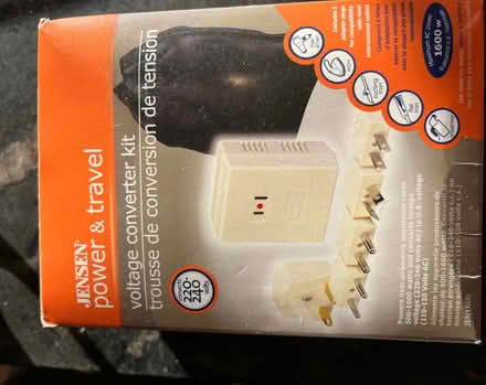 Photo of free World wide travel kit with voltage transformer. (Penrith CA11) #1