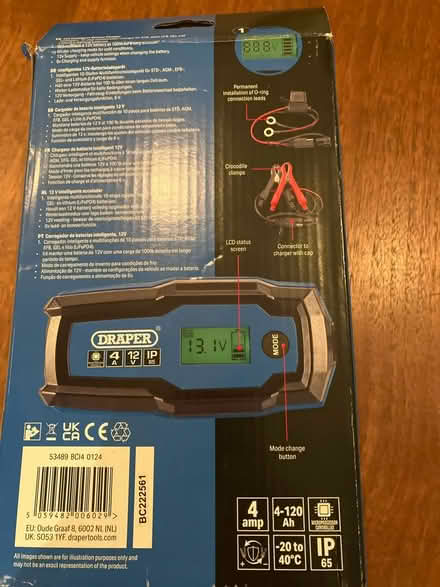 Photo of free DRAPER battery charger NEW (Greenwich/Blackheath SE10) #2