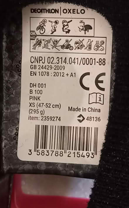 Photo of free Decathlon kids helmet (North Tonbridge TN10) #4