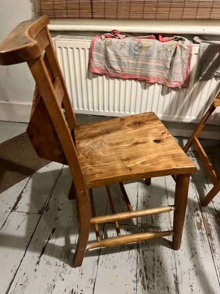 Photo of free Church chair with book rack - needs repair (Sydenham SE23) #3
