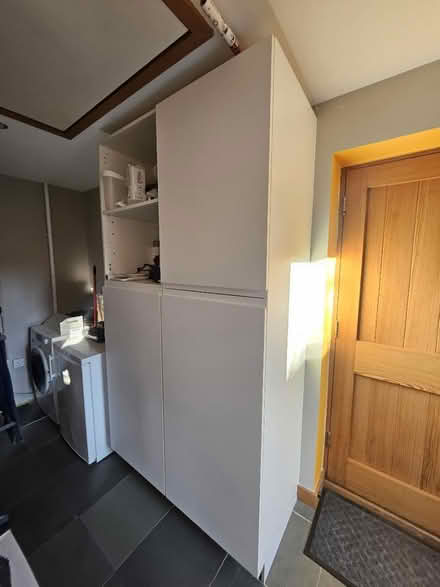Photo of free Tall white kitchen units (Wantage, OX12) #1