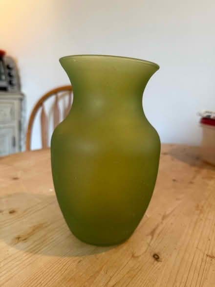 Photo of free Green Glass vase (Woodlawn) #1